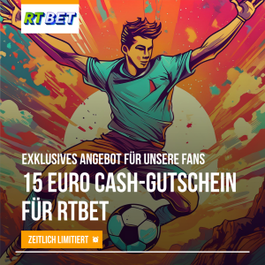 15 Euro Cash bei RTbet