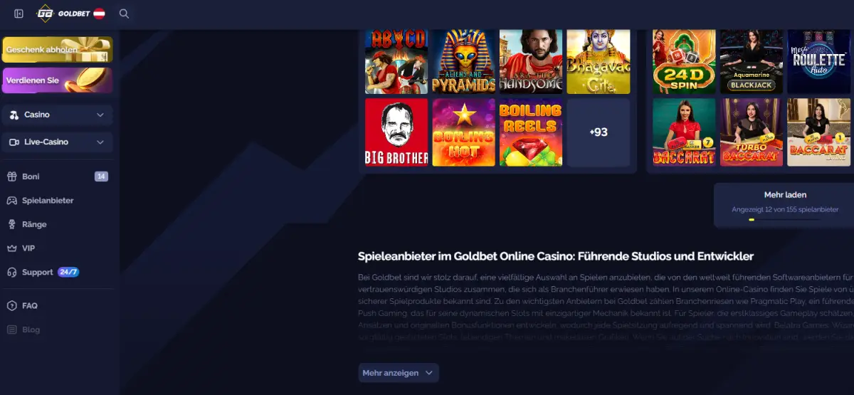 Goldbet Casino eine sehr gute win2day Alternative