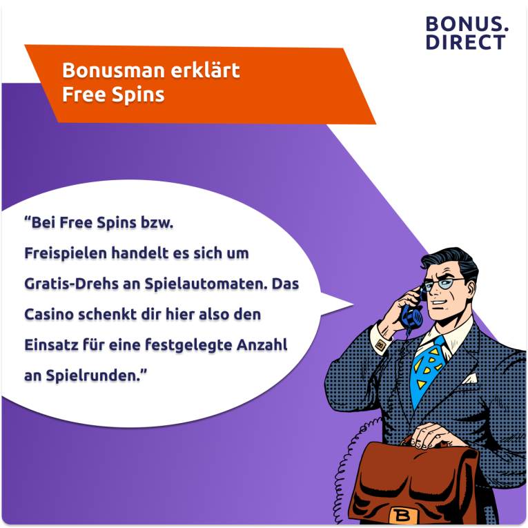 Bonusman erklärt Free Spins