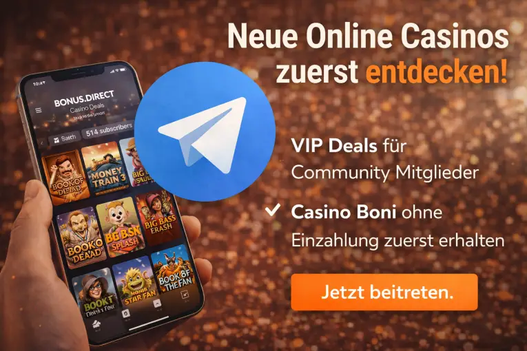 Besuche den BONUS.DIRECT Telegram Kanal