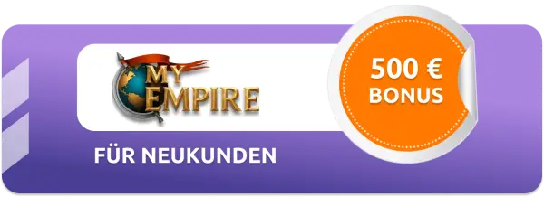 Interfejs kasyna My Empire na pulpicie i urządzeniu mobilnym