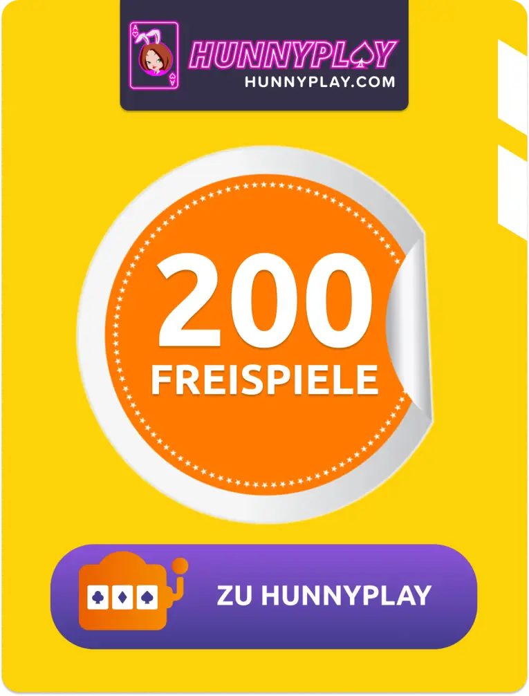 Hol dir jetzt deine Hunnyplay Freispiele ohne Einzahlung im Wert von 30 €!