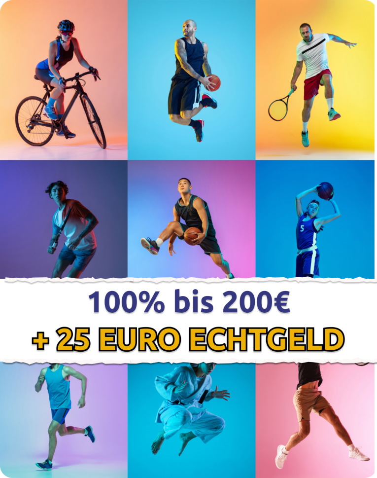 100 Prozent Bonus plus 25 Euro Echtgeld bei Rabona