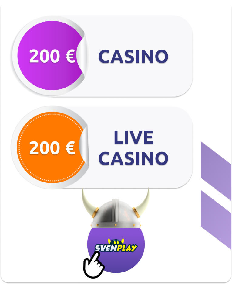 Hol dir den Svenplay 200 € Bonus für Casino & Live Casino