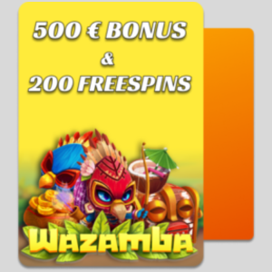 Hol dir 500 € Neukundenbonus bei Wazamba!