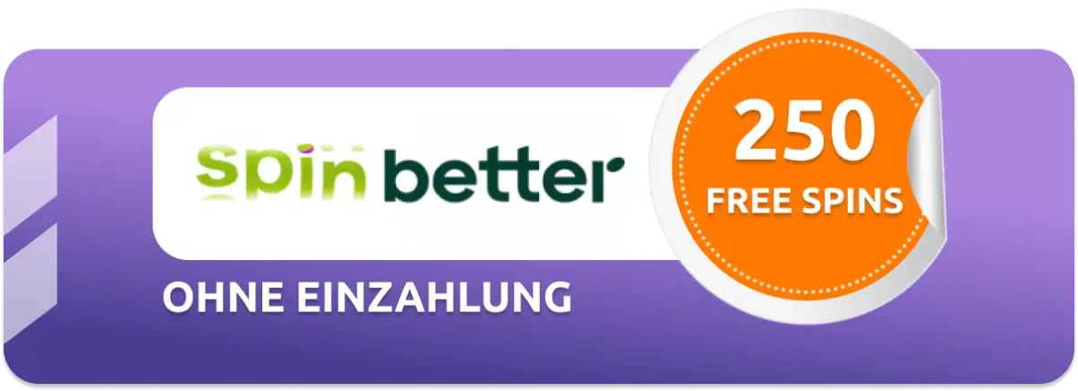 Hol dir 250 Freispiele ohne Einzahlung bei Spinbetter - exklusiv über BONUS.DIRECT!
