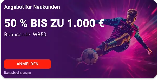 Hol dir bis zu 1.000 € Sportwetten-Bonus bei N1BET!